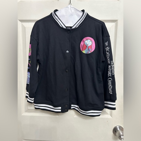 Nightmare Before Christmas Jacket; Kids Size XL 14, blck color snap button - Picture 1 of 5